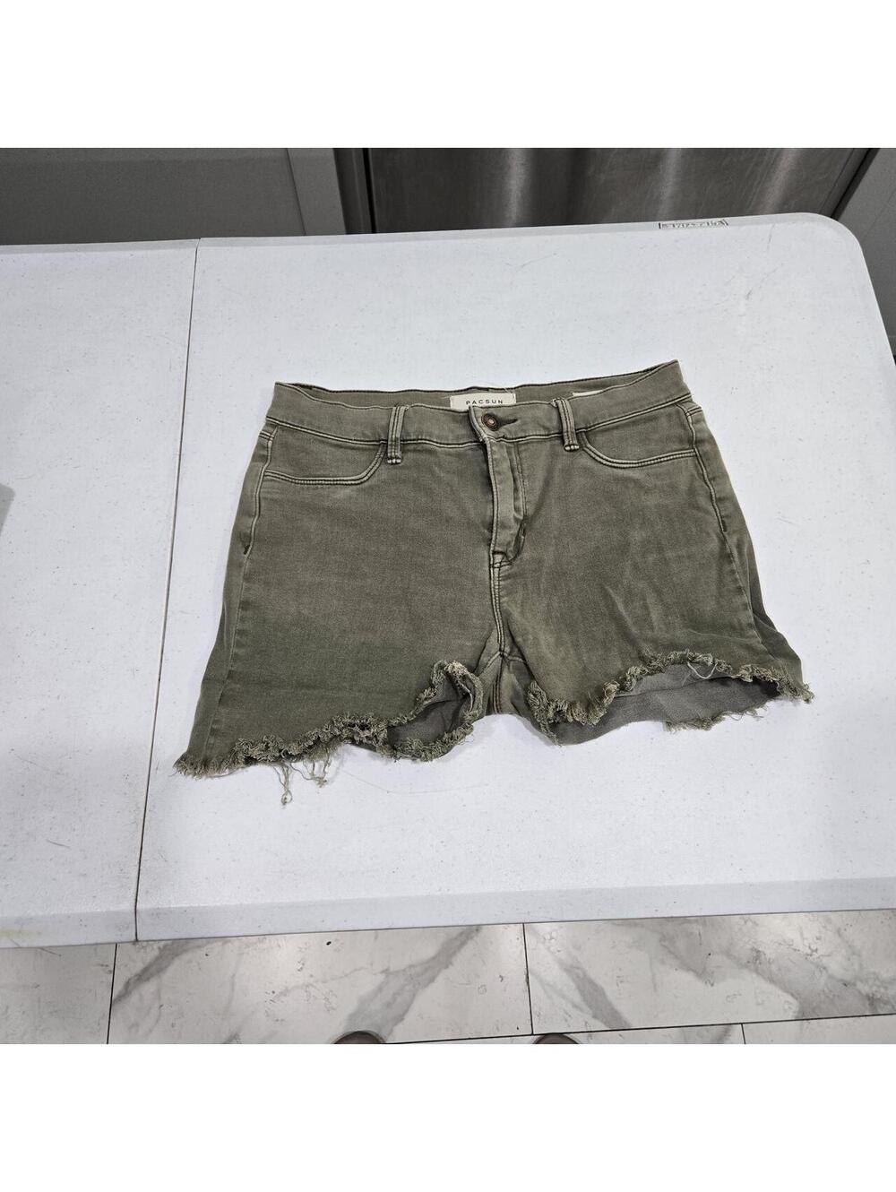 PacSun Women's Green and Khaki Shorts